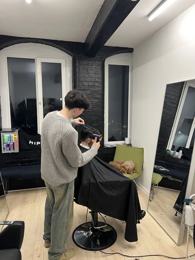 A cut in progress in the studio